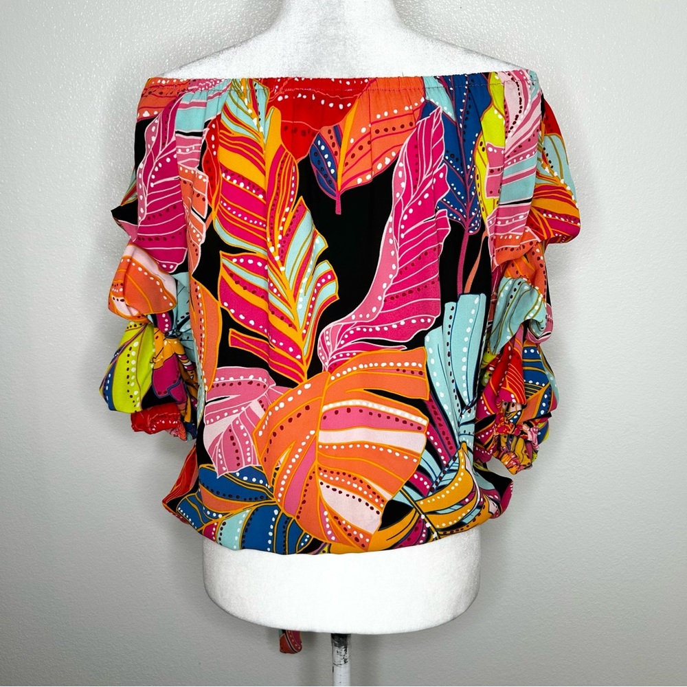 Cece Womens Multicolor Vibrant Patterned Off The … - image 6